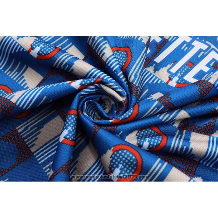 Fato de Treino Arsenal Manga Curta 2022-2023 Azul - Calcas Curta